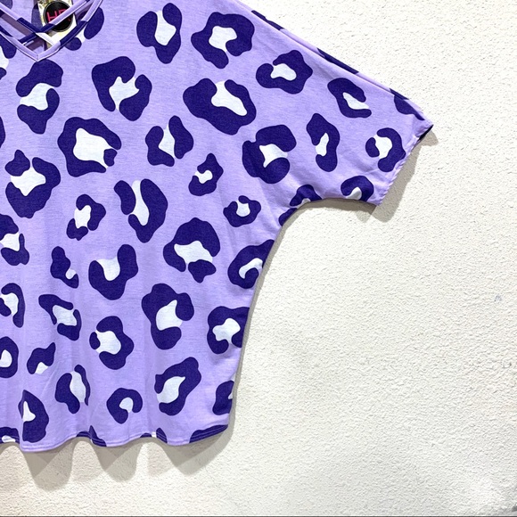 Plus Size Purple Animal Prints (NWT) - Picture 4 of 8